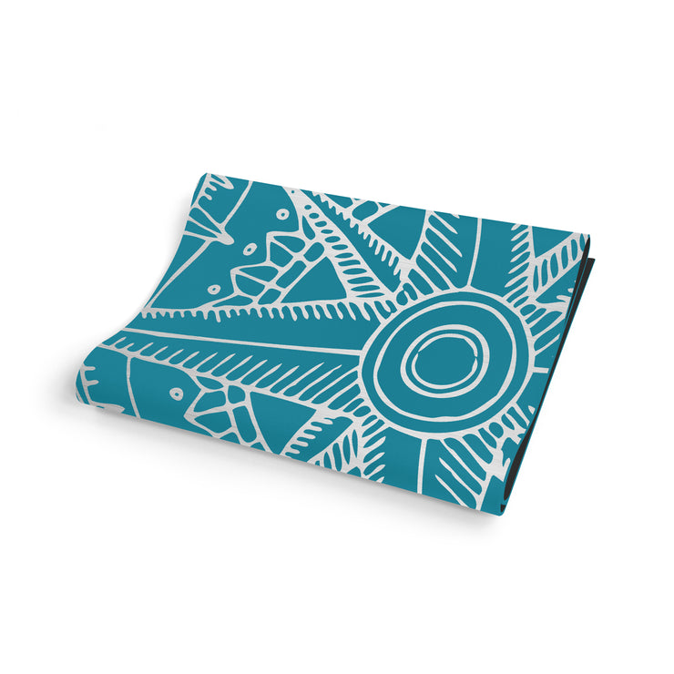 Compass Blue Yoga Mat